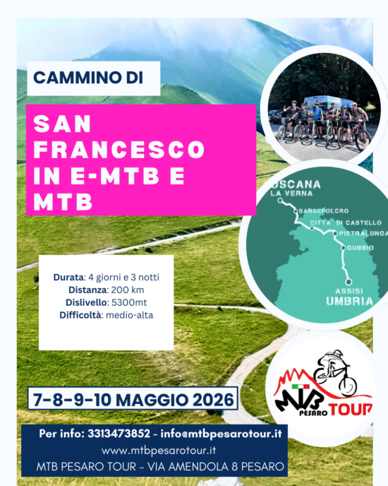 San Francesco in E-MTB e MTB